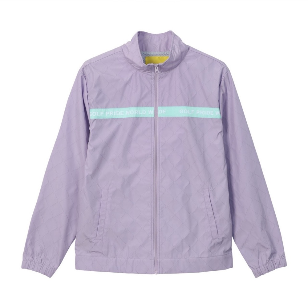 Golf Wang World Wide Quilted Track Jacket in Lavender, Men's
